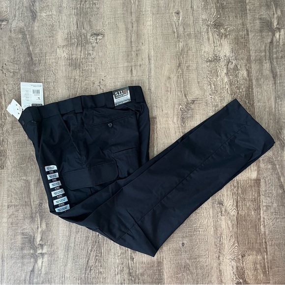 5.11 Tactical Other - 5.11 Tactical Cargo Pant Mens Size 36 x unhemmed Flex-Tac RipStop Black Shield+
